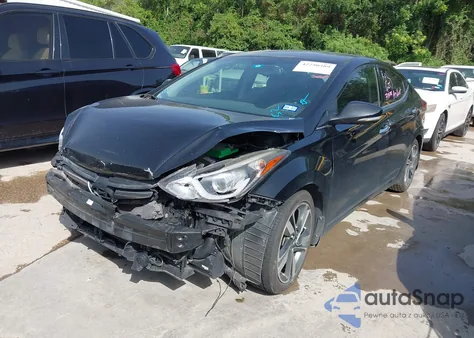 2015 Hyundai Elantra Se from USA, damaged, VIN KMHDH4AEXFU388041